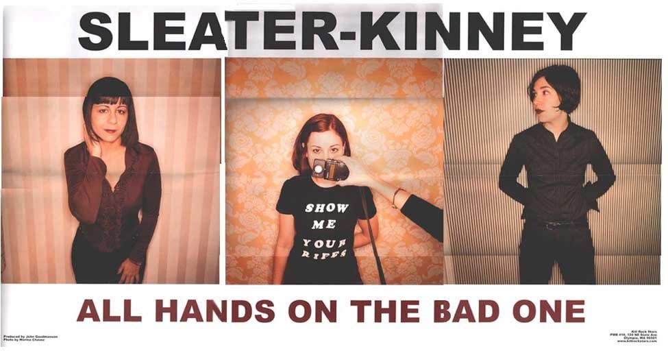 sleater kinney all hands on the bad one zip